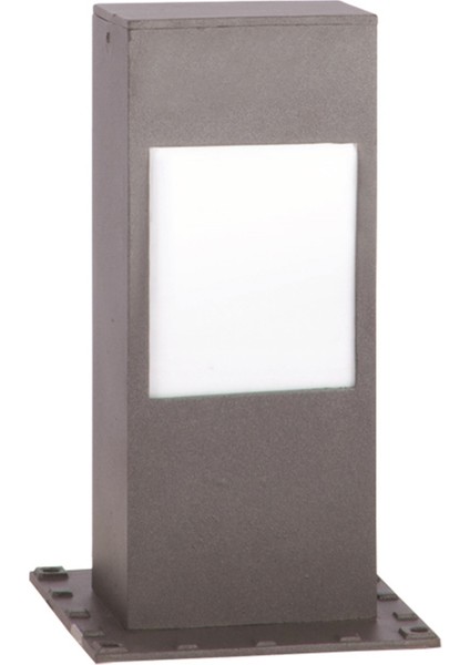 Avonnı BSU-68142-GR-K Gri Boyalı Dış Mekan Aydınlatma E27 Aluminyum Polikarbon/akrilik Cam 12CM