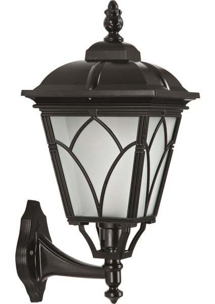 Avonnı BAP-68043-BSY-M2-OP Siyah Boyalı Dış Mekan Aydınlatma E27 Aluminyum Cam 26X23CM