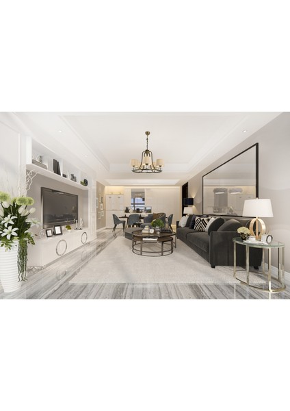 Avonnı AV-1597-5ES Eskitme Kaplama Modern Avize E27 Metal Cam Kumaş 65CM fiyatları