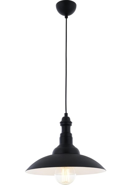 Avonnı AV-4100-M5-BSY Siyah Boyalı Modern Avize E27 Metal 35CM