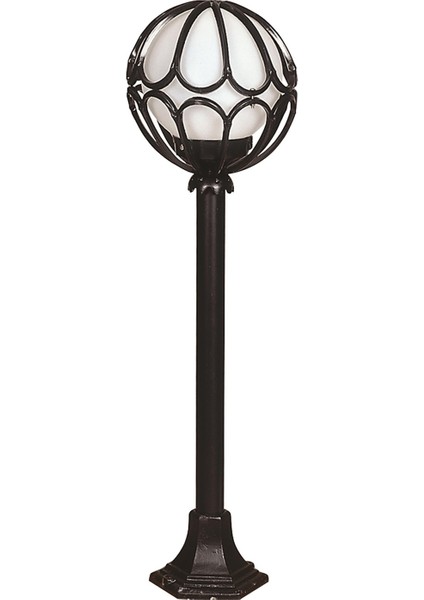 Avonnı BSU-68081-BSY-M5-BOP Siyah Boyalı Dış Mekan Aydınlatma E27 Abs Polietilen Cam 23CM