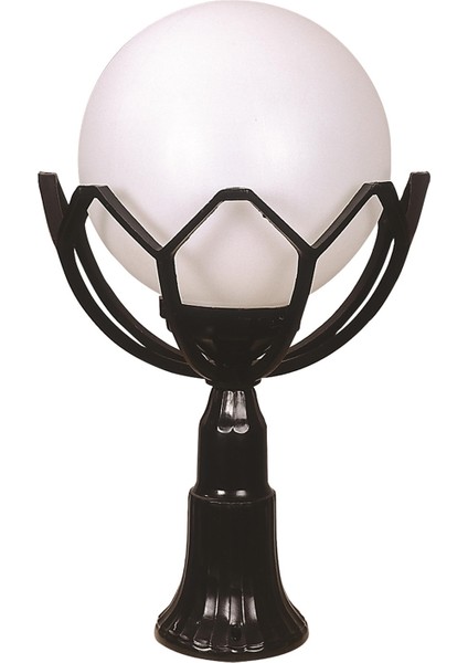 Avonnı BSU-68155-BSY-M2-OP Siyah Boyalı Dış Mekan Aydınlatma E27 Abs Akrilik/polietilen Cam 35CM