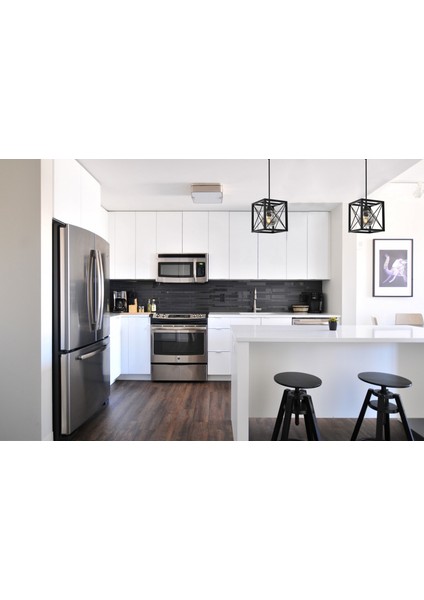 Avonnı AV-60127-1BSY Siyah Boyalı Modern Avize E27 Metal Cam 25X25CM fiyatları