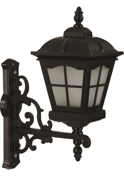 Avonnı BAP-68045-BSY-M1-OP Siyah Boyalı Dış Mekan Aydınlatma E27 Aluminyum Cam 40X23CM