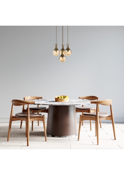 Avonnı AV-60161-4ET Eskitme Kaplama Modern Avize E27 Metal Cam 40CM fiyatları