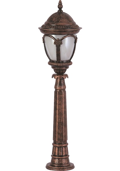 Avonnı BSU-68052-BKR Kahverengi Boyalı Dış Mekan Aydınlatma E27 Aluminyum Polikarbon Cam 25CM