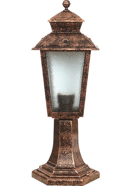 Avonnı BSU-68211-BKR-K Kahverengi Boyalı Dış Mekan Aydınlatma E27 Abs Cam 18CM