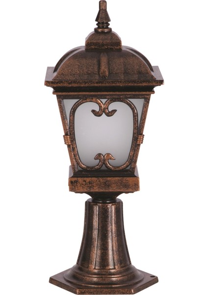 Avonnı BSU-68044-BKR-OP Kahverengi Boyalı Dış Mekan Aydınlatma E27 Aluminyum Cam 23CM