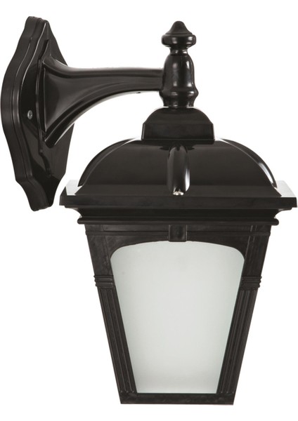 Avonnı BAP-68185-BSY-M3 Siyah Boyalı Dış Mekan Aydınlatma E27 Abs Polikarbon Cam 25X20CM