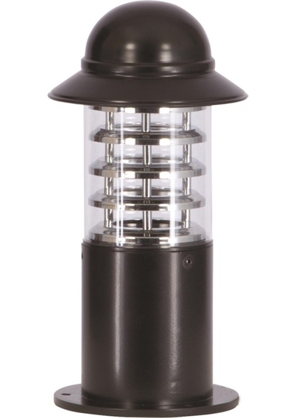 Avonnı BSU-68138-BSY-M2-K Siyah Boyalı Dış Mekan Aydınlatma E27 Aluminyum Polikarbon 18CM