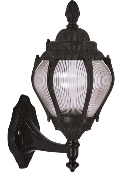 Avonnı BAP-68202-BSY-M2 Siyah Boyalı Dış Mekan Aydınlatma E27 Abs Akrilik Cam 27X20CM