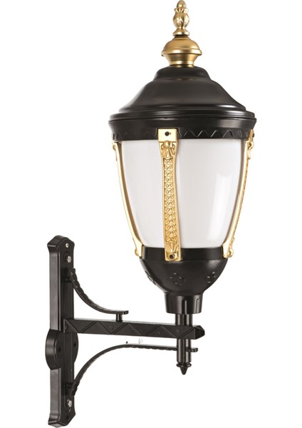 Avonnı BAP-68003-SOP Sarı/siyah Boyalı Dış Mekan Aydınlatma E27 Aluminyum Polikarbon Cam 40X30CM
