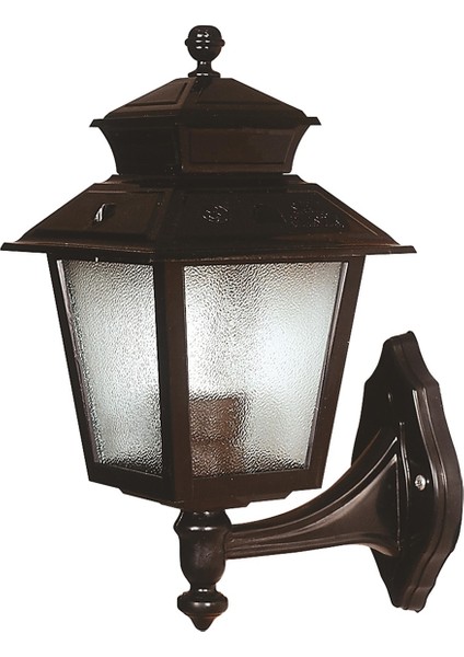 Avonnı BAP-68213-BSY Siyah Boyalı Dış Mekan Aydınlatma E27 Abs Polikarbon Cam 20X18CM