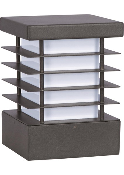 Avonnı BSU-68270-BSY-M4 Siyah Boyalı Dış Mekan Aydınlatma E27 Metal Pleksi 22X22CM