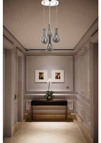 Avonnı AV-60092-4KT Krom Kaplama Modern Avize E14 Metal Cam 40CM fiyatları