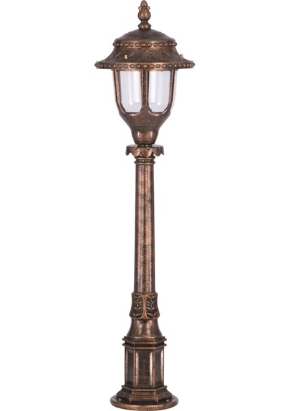 Avonnı BSU-68180-BKR Kahverengi Boyalı Dış Mekan Aydınlatma E27 Abs Polikarbon Cam 25CM