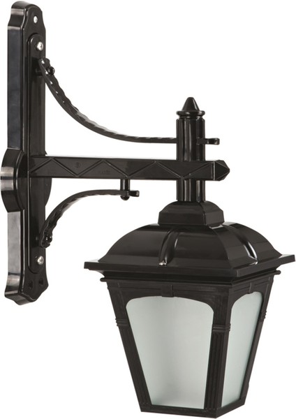 Avonnı BAP-68185-BSY-M2 Siyah Boyalı Dış Mekan Aydınlatma E27 Abs Polikarbon Cam 40X20CM