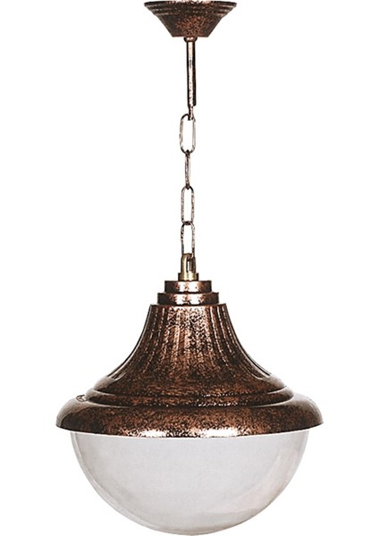 Avonnı BFE-68207-BKR Kahverengi Boyalı Dış Mekan Aydınlatma E27 Abs Polikarbon Cam 27CM