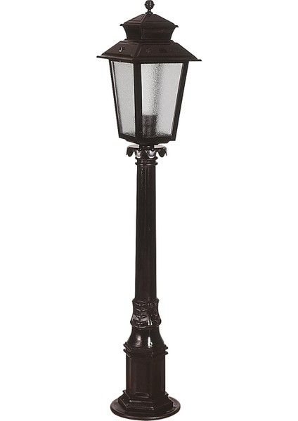 Avonnı BSU-68211-BSY-B Siyah Boyalı Dış Mekan Aydınlatma E27 Abs Cam 18CM