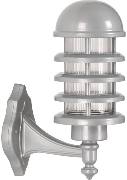 Avonnı BAP-68136-GR Beyaz Boyalı Dış Mekan Aydınlatma E27 Aluminyum Polikarbon Cam 20CM