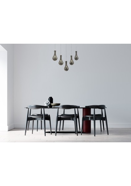 Avonnı AV-60092-5KY Krom Kaplama Modern Avize E14 Metal Cam 80X15CM fırsatları