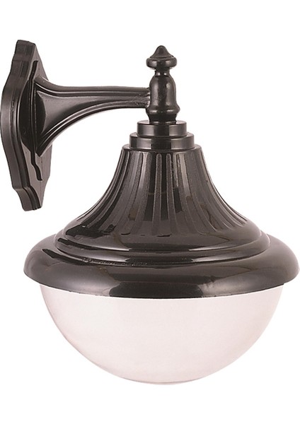 Avonnı BAP-68207-BSY-M2 Siyah Boyalı Dış Mekan Aydınlatma E27 Abs Polikarbon Cam 30X27CM