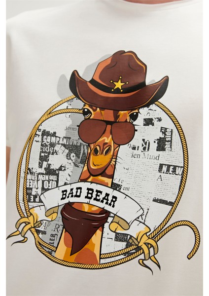 GIRAFFE T-SHIRT SİYAH Erkek T-Shirt 23.01.07.036-C04 modelleri