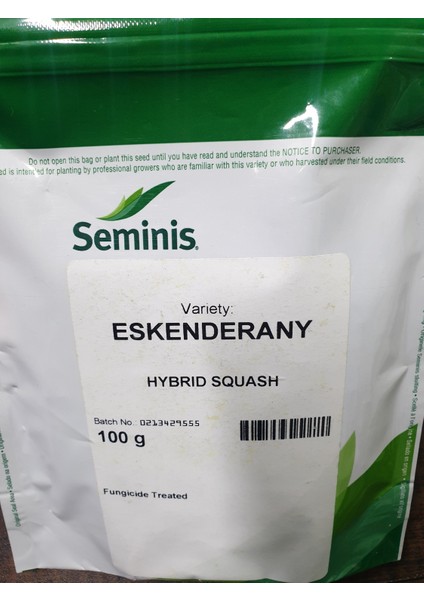 Eskenderany Hibrit Kabak Tohumu 100 Gram