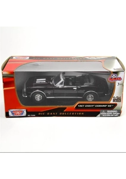 Vardem Oyuncak Koleksiyonerler Için 1967 Model Chevy Camaro Ss 1:24 Ölçek