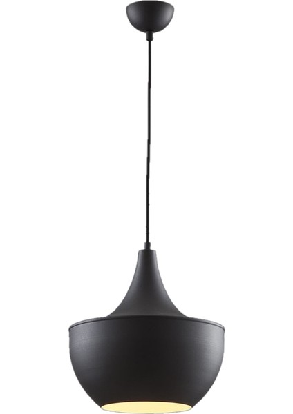Avonnı AV-4106-M7-BSY Siyah Boyalı Modern Avize E27 Metal 40CM