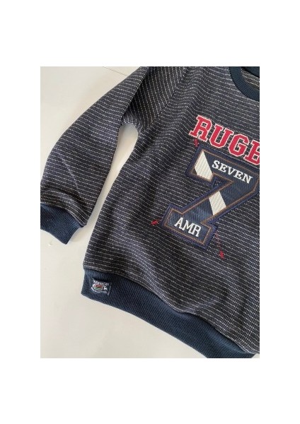 Erkek Çocuk Kadifemsi Kalın Sweatshirt