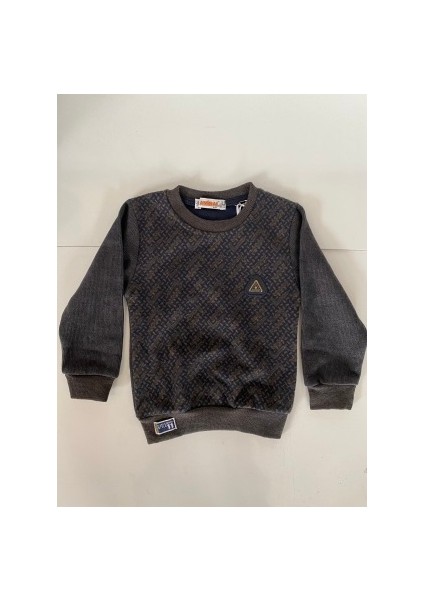 Erkek Çocuk Kadifemsi Kalın Sweatshirt