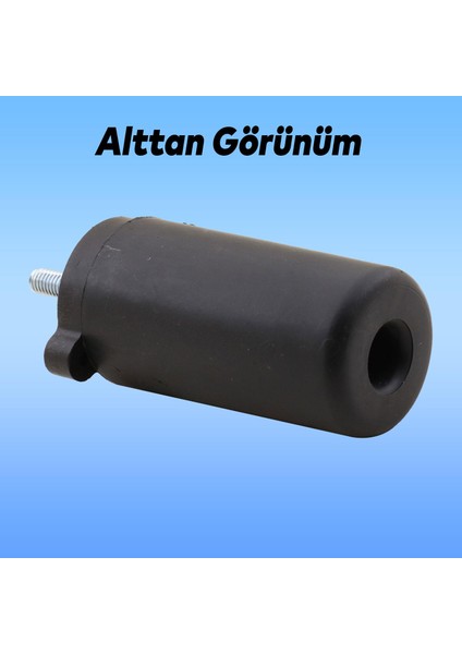 Gizli Mobilya Kanepe Sehpa Tv Ünitesi Koltuk Orta Destek Ayağı Ayarlanabilir 9.5 cm Siyah Baza Ayak