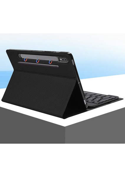 Samsung Galaxy Tab S7 Fe-S7 Plus-S8 Plus 12.4" X800 T737 T970 Uyumlu Bluetooth Klavyeli Kılıf Src fiyatları