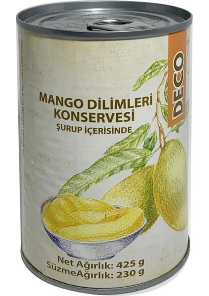 Mango Dilimleri Konservesi Şurup İçerisinde 425 gr