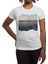 Photography Sunset By The Ocean City In Usa Design Carousel Beyaz Spor Tişört 2