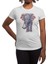 Ornate Elephant (Watercolor Version) Beyaz Spor Tişört 1
