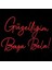 Güzelliğim Başa Bela Yazılı Neon LED Tabela Dekoratif Aydınlatma(50 x 32 Cm) 2