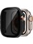 Apple Watch Ultra 49MM Uyumlu Ekran ve Kasa Koruyucu Privacy Cam Hayalet Military 49MM Kılıf Gard Pc Tam Kaplar 1
