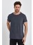 Çizgili Bisiklet Yaka T-Shirt (138281) 2