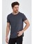 Çizgili Bisiklet Yaka T-Shirt (138281) 3