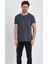 Çizgili Bisiklet Yaka T-Shirt (138281) 4