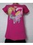 Pembe Önü Leylek ve Yazı Baskılı Yuvarlak Yaka T-Shirt 1