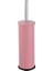 Dekoratif Klozet Fırça Seti Pembe 36CM 1