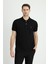 Polo Yaka Slim Fit Nakışlı Tişört 1