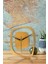 Muyika Maceire Gold Eskitme Metal Dekoratif Masa Üstü Saati 24X22CM Mms-M 4