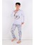 Far Out Erkek Çocuk Uzun Kollu Pijama Takımı Gri 4