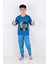 Erkek Çocuk pijama Takimi Moon Uzun Kollu 1008 Pamuklu 5