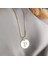 925 Ayar Gümüş Harfli Plaka Venezia Zincir Kolye 5