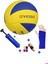 4'lü Voleybol Topu Seti Yapıştırma 8 Panel Soft Touch 275 gr No 5 Pompa + Kolluk + Havlu Bileklik 1